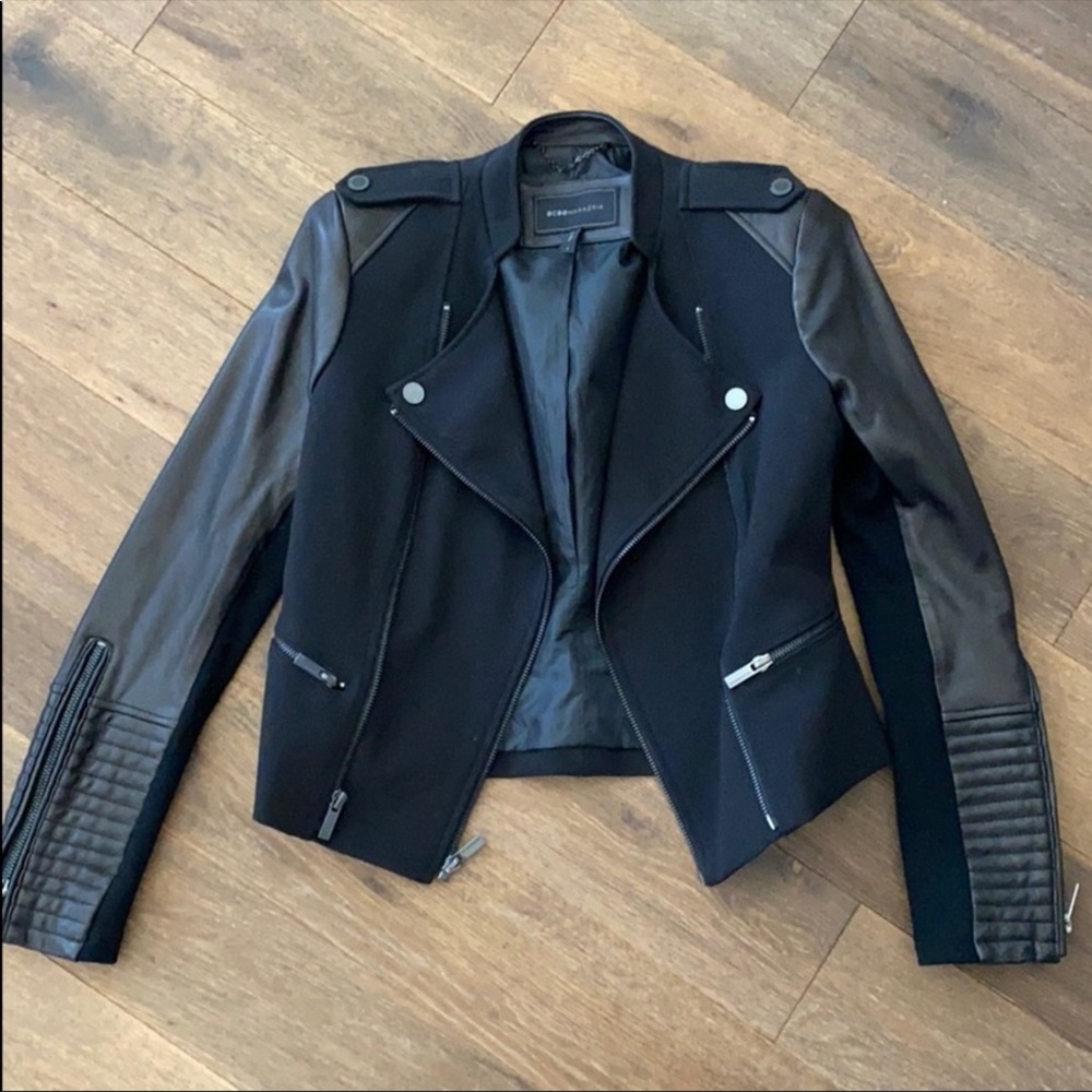 BCBG Max Leather Jacket